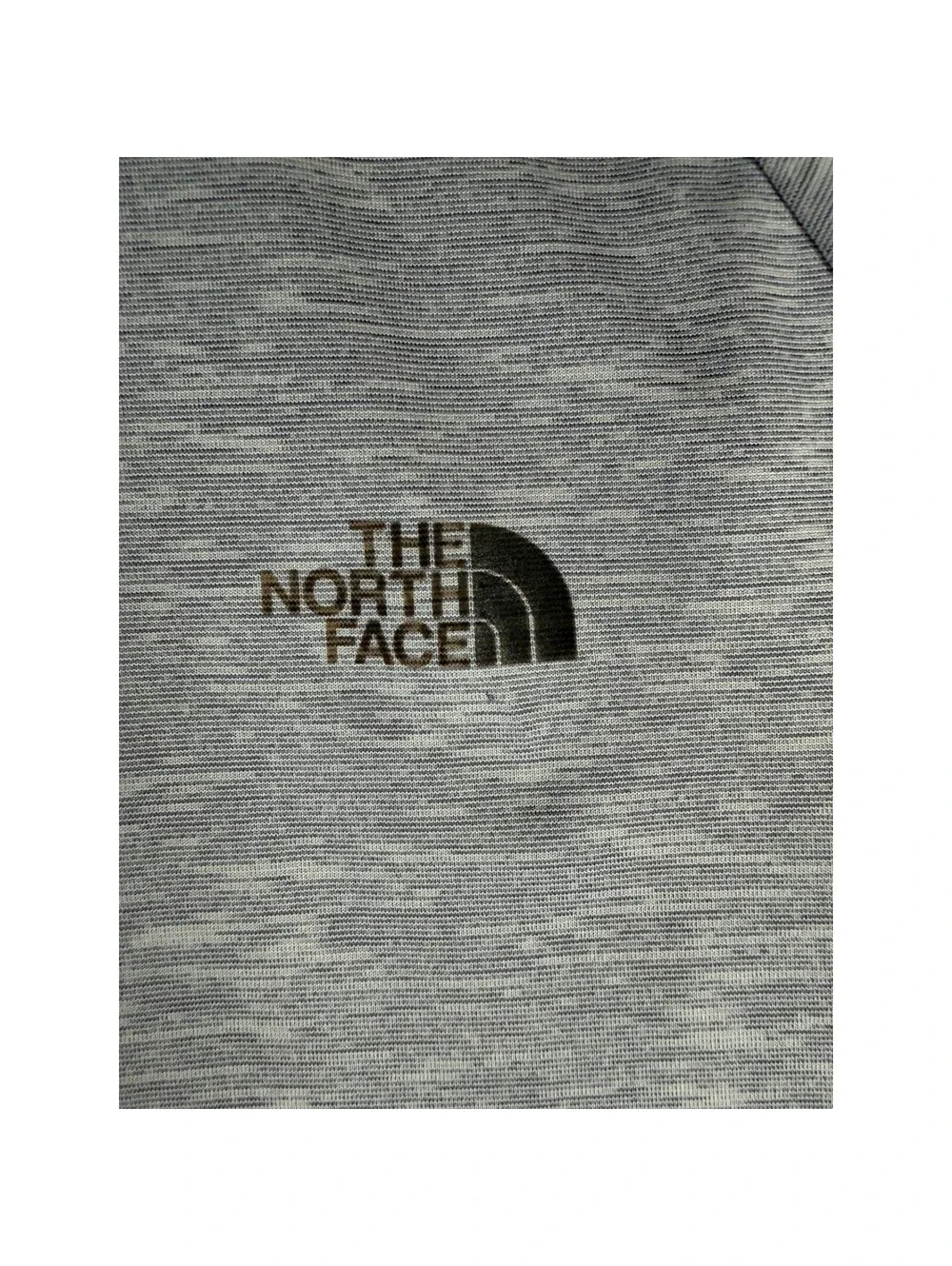 The North Face Mens FlashDry Gray Heather Performance Short Sleeve T-Shirt Med